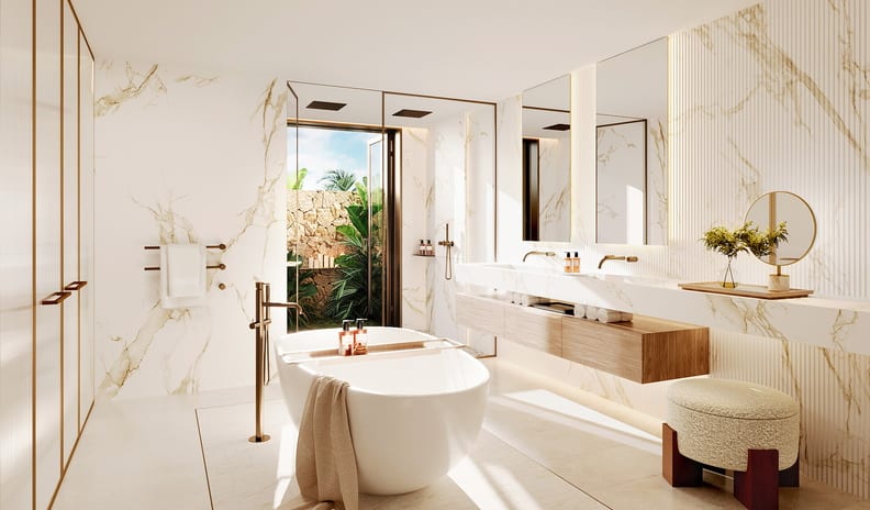 Three Bedroom Grand Residence Private Pool Marina View, Bathroom